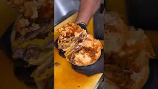 The Ultimate Burger Burrito Wrap! 🍔🌯| Secret Menu Hack #food #foodie #shorts #trending #trend #viral