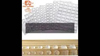 1005004305514276 Strong Self Adhesive Clear Door Stopper Rubber Damper Buffer Cabinet B