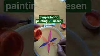 simple fabric painting design