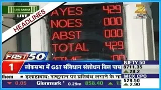 GST amendment bill passed by Parliament, likely to be rolled out bu April 1, 2017