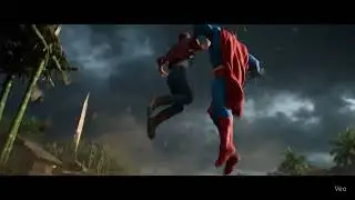 Superman vs Man ||  Ai Create Village Fight Seen With Superman #ai #aipro #googleai #veo3 