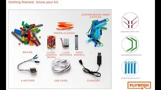 Assemble Flybrix Dual Sided Quad UAV