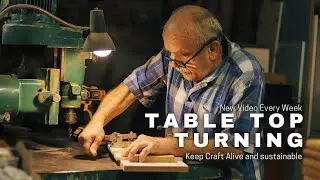 Table Top Turning on Lathe Machine | DIY Woodturning | 24