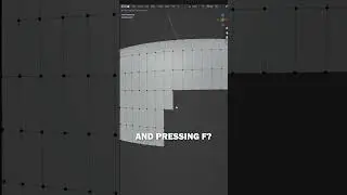 Fill a quad #blender #blender3d
