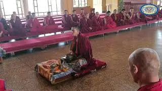 Day second) During the this year Annual Monastic Examination of Gyuto monastery Dharamsala HP india.