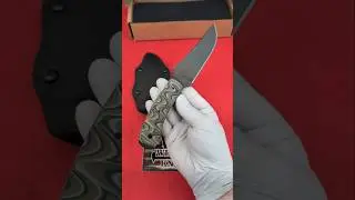Blue Ridge Crusher with Sculpted Camo G-10 by Winkler Knives