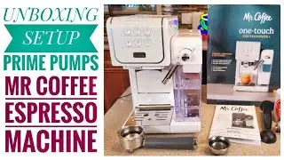 How To Setup Mr. Coffee One Touch Coffee House Espresso Cappuccino Latte Maker PRIME PUMPS