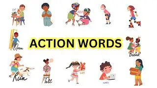 Actions Words for Kids | Learn Action Verb for Kids | Action Verb | Kids Vocabulary