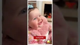 Cute Blue 👁️Eye Baby 👶Smile 😀 #rainstar #youtubeshort #shorts #baby