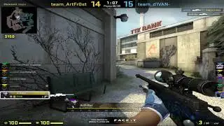 ArtFr0st 1x4 clutch | walleHighlightscsgo