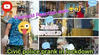 Civic Police Prank In Public😱😂 || WB Lockdown 2021 || @Kut Kando