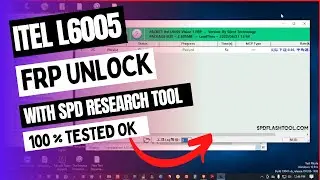 Файл разблокировки FRP для Itel L6005 протестирован с помощью Spd Tool