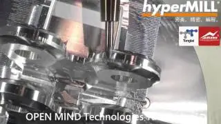 hyperMILL® MAXX Machining 5AXIS HPC 酒桶刀應用