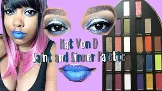 Kat Von D Saint and Sinner Palette | WOC Friendly Tutorial | Review