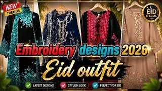 New Embroidery designs 2026##girls fashion 2026#embroiderydesign #ytshortspartydress 