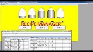RECIPE MANAGER IN INTOUCH SCADA SOFTWARE TUTORIAL PART:12