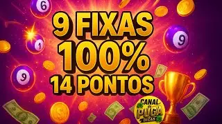 PLANILHA LOTOFACIL | FECHAMENTO COM 9 FIXAS PRA 14 PONTOS