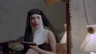 #zoelund as #Thana in #Ms45 mirror #scene #cultfilm #cultmovies