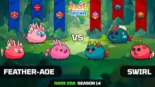 FEATHER-AOE vs SWIRL | SEASON 14 | AXIE INFINITY ORIGINS