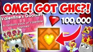 SPENDING 100,000 Gems On VALENTINE'S PACKS! (OMG GOT GHC!?) **HUGE PROFITS** - Growtopia 2019