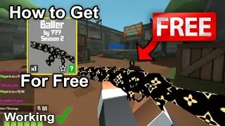 How to get Baller AR Skin for FREE in Krunker.io (WORKING)