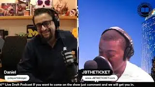 Live Streaming the NFL Draft with special guest JBTHETICKET!
