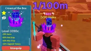 Unboxed Crown of the Box Celestial Hat + UGC (Unboxing Simulator)