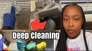 DEEP CLEANING MY HOME FROM TOP TO BOTTOM| ULTIMATE CLEAN WITH ME 🧽 