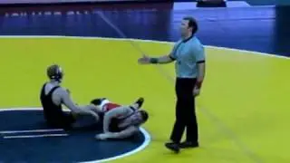Aaron Janssen 157 pound Iowa Hawkeye vs Sean Nemec Ohio Buckeye