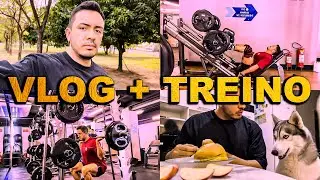 PRIMEIRO VLOG + TREINO DE PERNAS