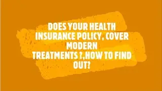 Pay lakhs for modern treatments ? even if you have health insurance?  find out