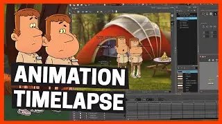 COMO hacer una ANIMACION 2D (Toon Boom Harmony) Time-lapse