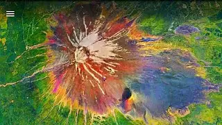 The Beauty 😍 of Mount Fuji caught on Google Earth 🌎#googleearth #shorts