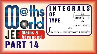 Indefinite Integrals Part 14 #calculus #Maths #JEE #competitive #advanced #mains #music #PW #amit