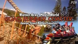 Road runner coaster POV, Warner Bros. Movie World