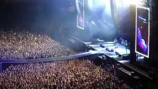 Foo Fighters Best of You (Dave Grohl broken leg) at Ullevi Gothenburg Sweden.