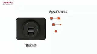 🔌 HIGH-POWER Surface Mount USB Charger! 20W-65W Dual Port for Bus, RV, Marine & Train