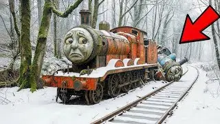ASMR thomas Restoration! I Found a DESTROYED Thomas Train Deep in the Forest | Full Rebuild