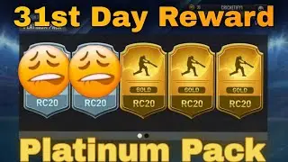 Opening another platinum pack | 31st day daily reward | Real cricket 20 | CRICKETIFY!