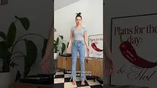 Так подчёркивают фигуру правильнве джинсы☺️👇 Вб 397567458