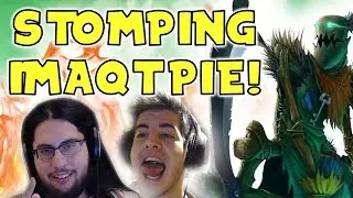 STOMPING IMAQTPIE ON FIRE!!! (LITERALLY BURNING) - ElmilloR