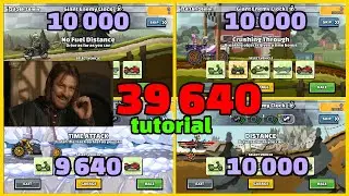 Hill Climb Racing 2 - 39 640 Tutorial (Giant Enemy Clock)