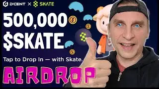 Airdrop Campaign with SKATE and D'CENT wallet #thecryptofather #skate #dcent