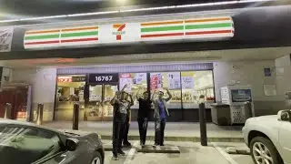 GAS STATION PIZZA IS ACTUALLY GOOD??? | Seven Eleven Pizza Review CLEAN VERSION