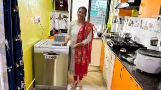Dishwasher machine works to make dishes clean and shiny ||Dishwasher machine working video ||Demo...