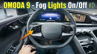 OMODA 9 &ndash; Как включить и выключить противотуманные фары