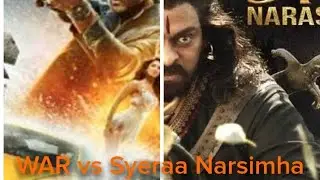 WAR VS Syeraa Narasimha Hrithik Roshan //  tiger Shroff vs Chiranjeevi  By dk k minde