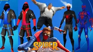💥 Multi Skins Showcase 💥 SPIDER FIGHTING: HERO GAME - Gameplay Walkthrough.