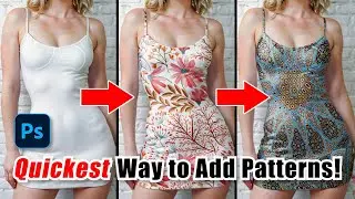 Photoshop Tutorial: Add Any PATTERN to Clothing (With Realistic Wrapping)