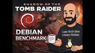 Debian Linux XFCE Gaming Benchmark | Shadow of the Tomb Raider | RTX 3060Ti